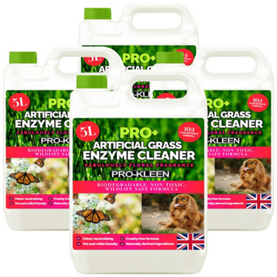 Pro-Kleen Probio Artificial Grass Cleaner Probiotic Based Deodoriser Odour Eliminator Floral 20L from B&Q
