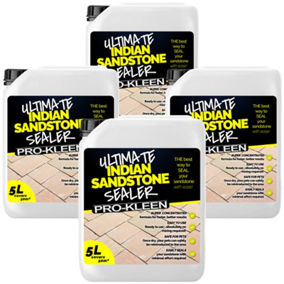 Pro-Kleen Ultimate Indian Sandstone Sealer - Protects Against Weathering, Stains, Oil & Grease 20L