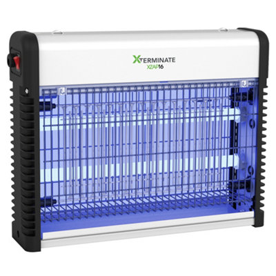 Xterminate Uv Led Wall Mounted Fly Zapper Killer Unit Electric For Capturing FliesMothsMosquitoes And Flying Insects16W from B&Q