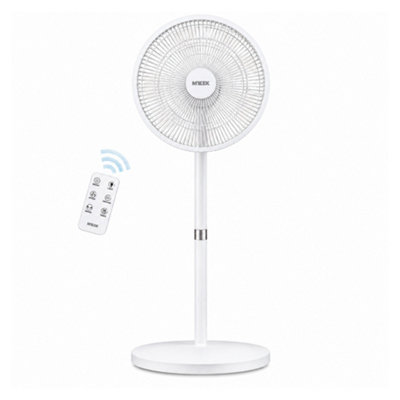 Pro-Kleen Pedestal Fan Remote Control 3 Speed Settings Timer Oscillation from B&Q