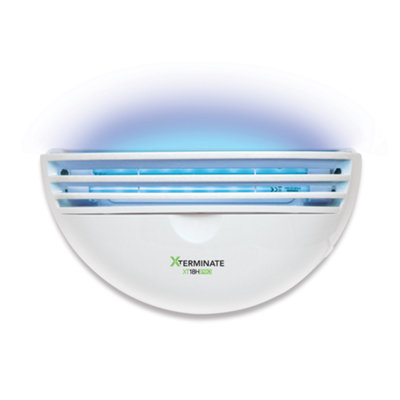 Xterminate Led Wall Mounted Sticky Fly Trap Killer Glue Board Unit Electric 7WFor Capturing Flies from B&Q