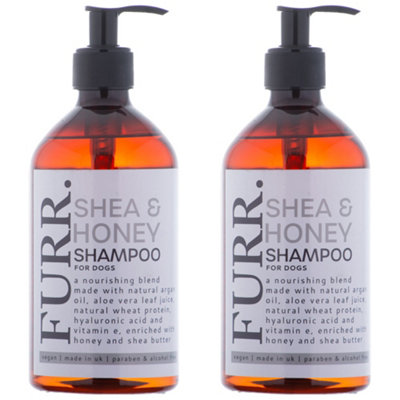 Pro-Kleen Furr Shea & Honey Dog Shampoo 2 X 500Ml NaturalNourishing & Vegan Formula With Argan OilAloe Vera & Hyaluronic Acid from B&Q