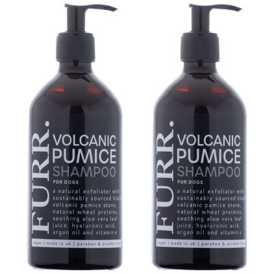 Pro-Kleen Furr Volcanic Pumice Dog Shampoo 1000Ml Natural Exfoliating & Deep Cleansing Formula With Argan OilAloe VeraHyaluronic Acid from B&Q