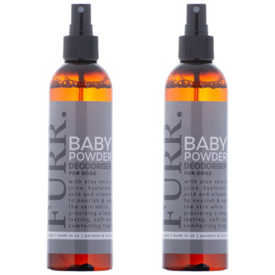 Pro-Kleen Furr Baby Powder Dog Deodoriser Spray 500Ml Natural Odour Neutraliser With Aloe Vera & Vitamin E Puppy Safe From 6 Weeks from B&Q