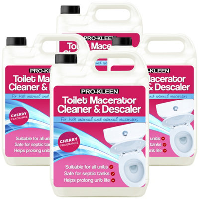 Pro-Kleen Toilet Macerator Toilet & Descaler Cherry Highly ConcentratedLong-Lasting Formula 20L from B&Q