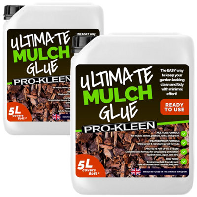 ProKleen Mulch Glue Resin Glue Gravel Bark Rocks Path Way 10L Ready To Use - Image 4