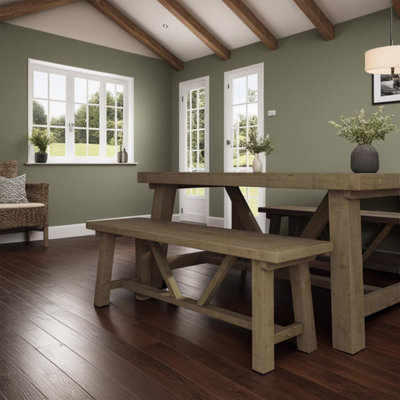 Fwstyle Solid Pine Dining Bench 1.4M
