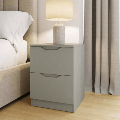 Fwstyle Green Bedside Table Modern Nightstand Drawer Size 2