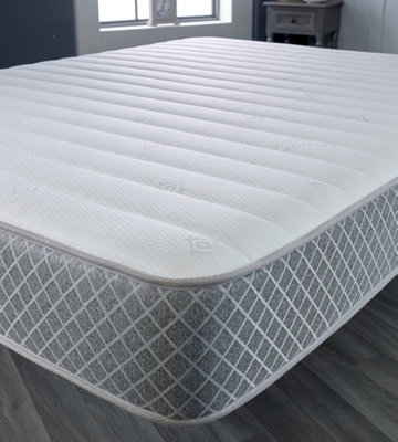 Starlight Beds Memory Foam Budget Friendly Hybrid Spring Mattress - Grey / Small Single - Image 3