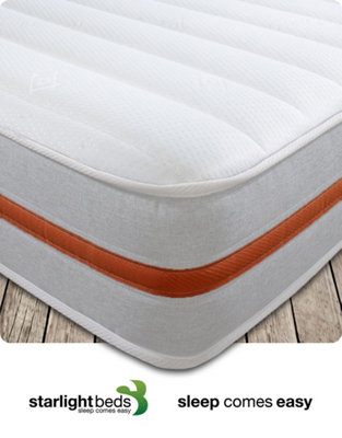 Starlight Beds Starlight 04Eco Friendly Memory Foam Spring MattressKing Size
