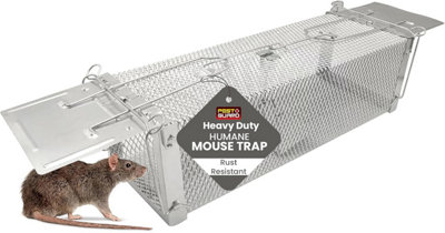 Rackhams Humane Rat Trap Cage Live Rat Mouse Traps Catch & Release Rats Mice Rodents Pests Reusable Squirrel Cage - Image 3