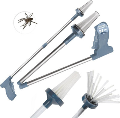 Pest Guard Foldable Spider Catcher 83Cm Long Handle Insect Bug Catcher Tool Humane Spiders Grabber For Home Use Safe from B&Q