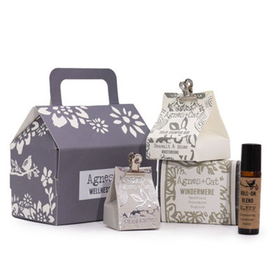 Serenityy Agnes + Cat Lake Breeze Wellness Gift SetFour-Piece Handmade Pamper Set. from B&Q