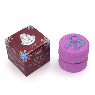Serenityy Set Of 2 Zodiac Bath Fizzers With HoroscopeVirgo300 GAromatic Raspberry And Floral Blend from B&Q