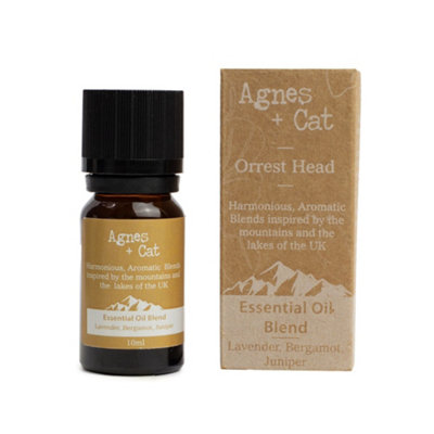 Serenityy Agnes + Cat Orrest Head Essential Oil BlendLavenderBergamot & Juniper1 X Amber Bottle from B&Q