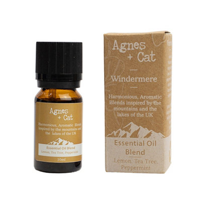 Serenityy Agnes + Cat Windermere Essential Oil BlendLemonTea Tree & Peppermint43GAmber Bottle from B&Q