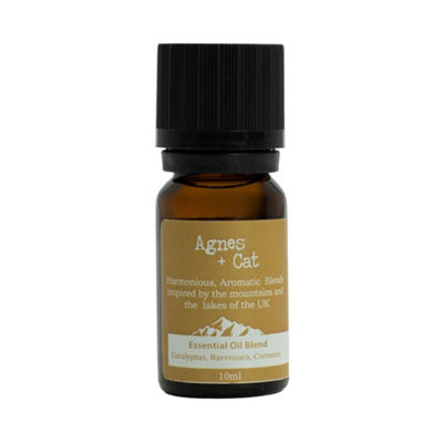 Serenityy Agnes + Cat Great Gable Essential Oil BlendEucalyptusRavensara & Corn Mint1 X 43GAmber Glass Bottle. from B&Q