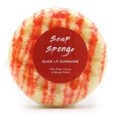 Serenityy Aw Dropship Uk Butter Bubble Soap SpongeSlice Of SunshinePre-Filled Exfoliating Body Sponge 230G