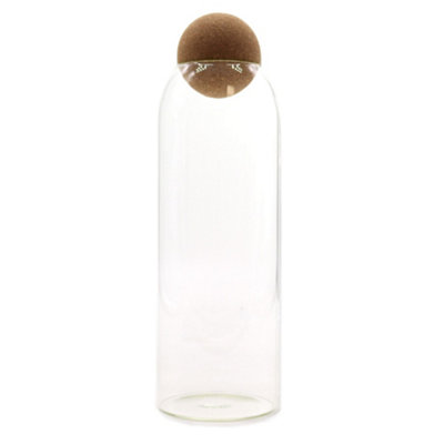 Serenityy Cottage Cork-Ball Glass JarClear 25CmVintage Decorative Storage Jar. from B&Q