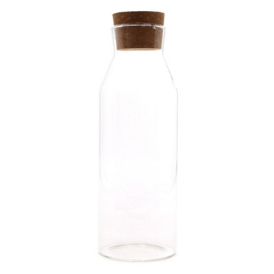 Serenityy Cottage Cork Glass Jar Clear 25CmVintage Storage Jar With Cork Lid from B&Q