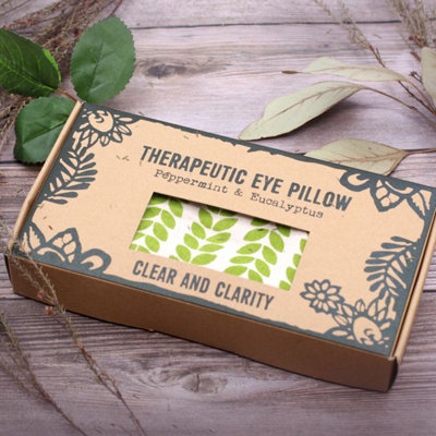 Serenityy Agnes + Cat Eye PillowClear & ClarityPeppermint And Eucalyptus-Infused Linseed Eye PillowGreen. from B&Q