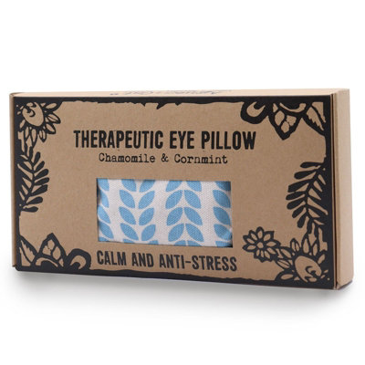 Serenityy Agnes + Cat Becalmed & Destressed Linseed Eye Pillow With Chamomile & CornmintHandmade UkBlue260G from B&Q