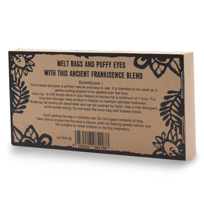 Serenityy Agnes + Cat Eyebag Refresh Eye PillowFrankincense & LemonNatural LinseedHandmade In UkYellow from B&Q