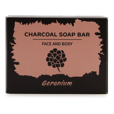 Kdmd Unisex Brown Charcoal Soap 85G - Geranium In - Image 9