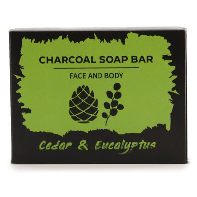 Charcoal Soap 85g - Eucalyptus Cedarwood Personal Care Bath - Image 9
