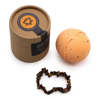Adorable Lifestyle Bathroom Luxury - Tiger Eye Gem Bracelet Bath Bomb - Image 7