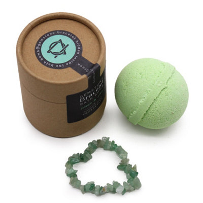 Kdmd Unisex Green Aventurine Gem Bracelet Bath Bomb - Image 6