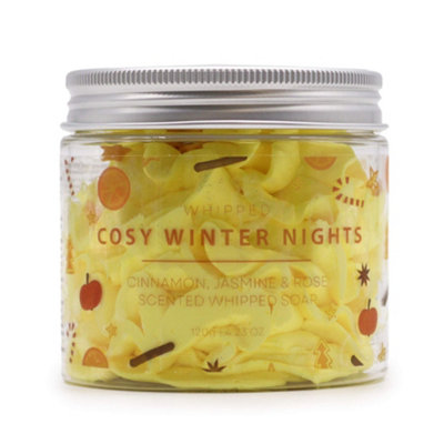 Whipped Cream Soap Cosy Winter Night Cinnamon, Jasmine - Ancient Wisdom - Image 4