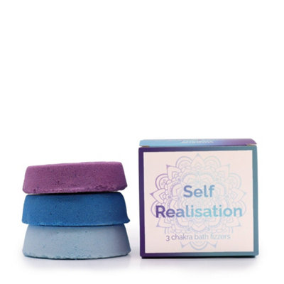 Serenityy Chakra Bath Fizz Small Gift Box Set For Self-RealisationPeppermint Lavender Eucalyptus Lemon from B&Q