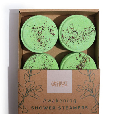 Serenityy Zen Shower Steamers Therapy Wellness Gift Set4 X 50GOrange Eucalyptus Peppermint Mixed Herbs from B&Q