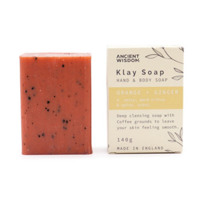 Kdmd Unisex Orange Klay Soap - & Ginger - Image 8