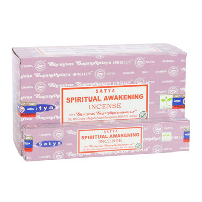 12 Packs Of Spiritual Awakening Incense Sticks By Satya