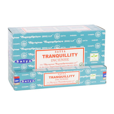 12 Packs Of Tranquility Incense Sticks By Satya from B&Q