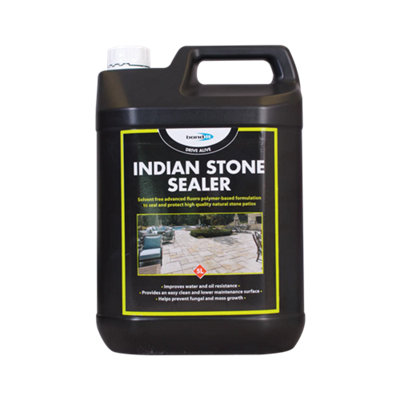 Bond It Drive Alive Indian Natural Sand Stone Patio Paving Slab SealerIndian Sand Stone SealerClear5L from B&Q