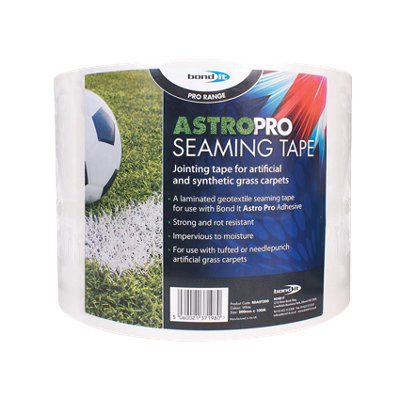 Bond It 200mm X 100M Astro Pro Artificial Turf Seaming Tape Fake Grass Adhesive GlueTape Adhesive Joining Seaming Kit from B&Q