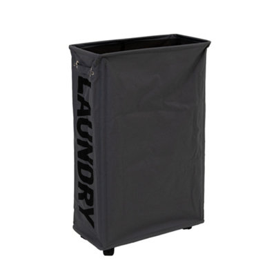 Libbi Lou 55L Laundry Basket With Wheels from B&Q