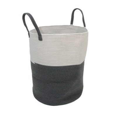 Libbi Lou Soft Woven Storage Laundry Basket Hamper from B&Q