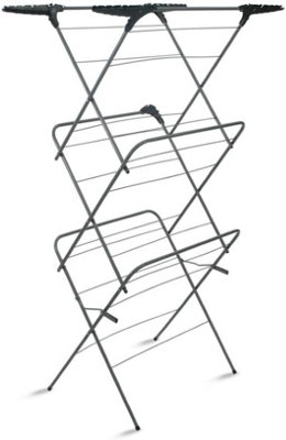 Libbi Lou 3-Tier Foldable Clothes Airer Drying Rack from B&Q
