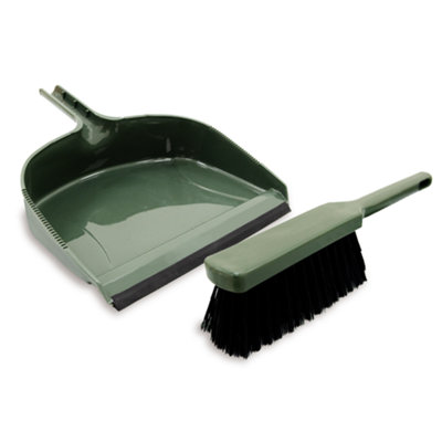 B&Q Large Heavy Duty Dustpan And Brush Set