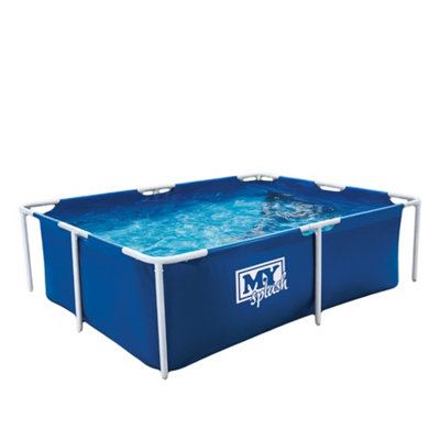 M.y Splash 7Ft Metal Frame Rectangular Pool
