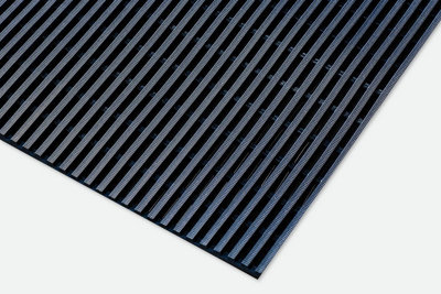 Blue Diamond Interflex Anti-Slip Anti-Fatigue Duckboard Matting 60Cm X 10M Roll Black from B&Q