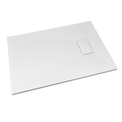 Thermopanel Smc Slate Effect Shower TrayWhite -1200 X 700mm from B&Q