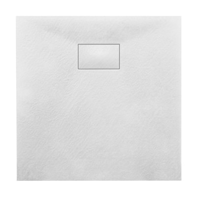 Thermopanel Smc Slate Effect Shower TrayWhite800 X 800mm from B&Q