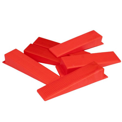 Tektools Plastic Tile Levelling Wedges Quantity: 500 Pack from B&Q