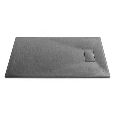 Thermopanel Smc Slate Effect Shower TrayGrey1600 X 800mm from B&Q