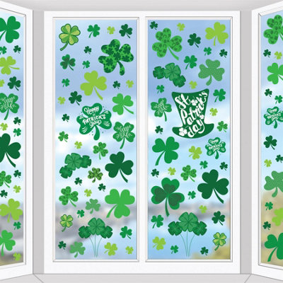 Walplus St Patrick Day's Window Clings from B&Q